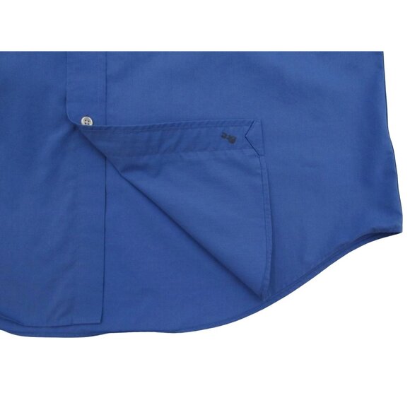 Polo Ralph Lauren Blue Poplin Shirt Men’s Large - Picture 12 of 16